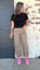 Camel Leopard Denim