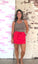 Solid Red Skort