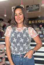 Alle Lace SS Top White