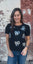 Silver Sequin Bow Top