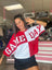 Game Day Color Block Top Red