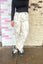 White Camo Barrel Jeans