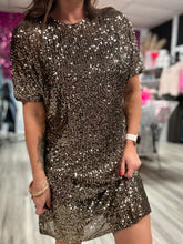 Gold Sequin Dress
