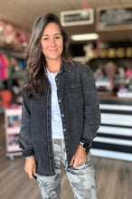 Bet On It Black Denim Shirt