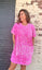 Pink Sequin Dress w/ Pockets