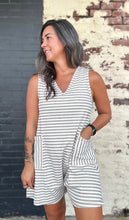 Travel Time Taupe Romper