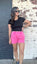 Fuchsia Dolphin Shorts