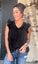 Denim Doll Top Black