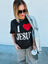 I heart Jesus Tee-Black
