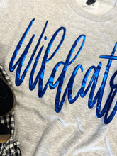 Metallic Wildcats Grey Swtsh