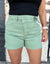 Crossover Sage Denim Shorts