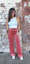 Apricot Velvet Pants