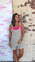 Cream Leopard Shortalls