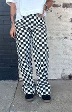 Demi Checkered B/W Pants