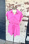 Fashionably Late Romper Pink