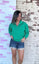 Green Scuba 1/2 Zip Pullover