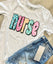 Nurse Animal Print Tee