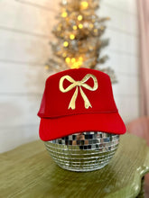 Red Bow Trucker Hat