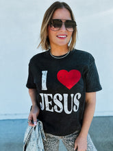I heart Jesus Tee-Black