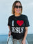 I heart Jesus Tee-Black