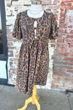 Leopard Dress Brown/Black