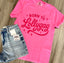 Lollygag Tee - Neon Pink