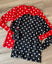 Red Polka Dot Mesh Top