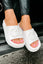 White GG Sandals