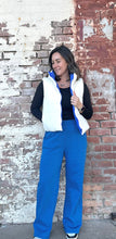 Fleece Straight Leg Sweatpants Blue