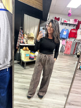 Leopard Drawstring Pant