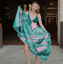 Tropical Leaves Quick Dry Towel