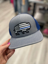 Blue Line Heather Grey